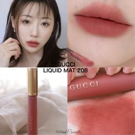NEW แท้ป้ายคิง GUCCI Lipstick Rouge A Levres liquid Mat Lip Colour 3.5G ลิปแบบจุ่มเนื้อแมท สินค้าของ