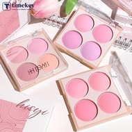 TIMEKEY 4-color Blush Matte Brightening Peach Pink Coral Low Saturation Shrinking And Expanding Natu
