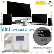 SUHU Knob Gaming Keyboard, Magneticaxis Red Shaft Programming Custom|Game Mechanical Keypad, High Quality Mini 4 Keys Hall Switches OSU O3C for SayoDevice OSU O3C DIY
