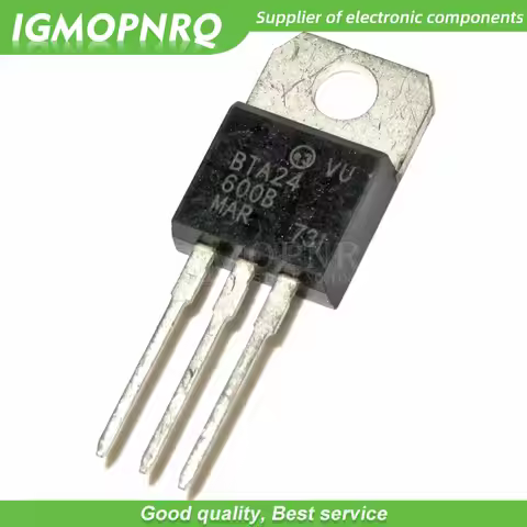 5pcs BTA24-600B BTA24-600 BTA24 Triacs 25 Amp 600 Volt TO-220 new original