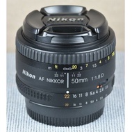 NIKON 50mm f/1.8D AF NIKKOR (USED) NEAR MINT