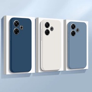 Solid color phone case Redmi 13 4G 5G Full Protect Camera Lens Shockproof TPU Jelly Soft cover C7K