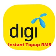 {{No Pin Direct Topup Only}} Digi Prepaid Top Up RM5 [[[[ INSTANT TOP UP ]]]]