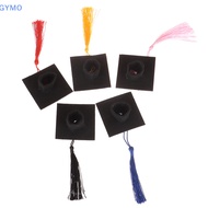 [cxGYMO] 1Pc Graduation Hat Mini Doctoral Cap Costume Graduation Cap with sels  HDY