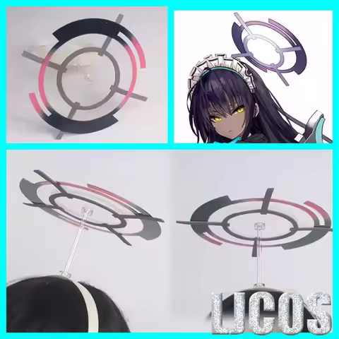 Blue Archive Kakudate Karin Cosplay Halo Headwear Hair Crown Student Hairpin Cosplay Costume Handmad