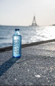 日本 POCARI SWEAT 寶礦力水得 紀念玻璃瓶 250ml 拍照道具 勿食用