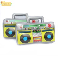 TOBE1 Inflatable Radio Recorder Inflated Toys  80's 90's Party Decorations Retro Dress Accessory