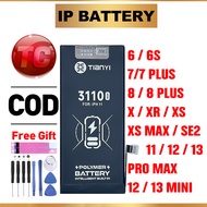 Battery Bateri Compatible For IP 6 6S PLUS 7 8 PLUS SE2 X XR XS MAX 11 12 13 PRO MAX MINI