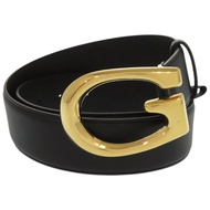 Gucci G 扣 655567BGM0G 皮革金屬黑色腰帶 1726 [二手] 成色極佳 GUCCI