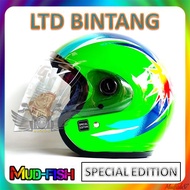 TOPI LTD SPORT BINTANG STAR SPECIAL EDITION HELMET (GREEN)