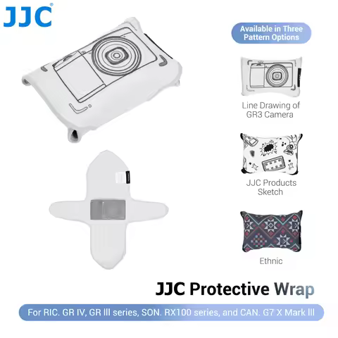 JJC Folding Cloth Self-adhesive Protective Wrap For Ricoh GR IV GRIV GR4 GR3x HDF GR3 HDF GR IIIx HD