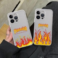 [034] Case BENING Protect - Thrasher Api Yellow Case For Oppo a17/a17k/a57/a77s 2022/a3s/a16/a54/a15