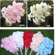 Synthetic Plastic Cherry Blossom Stems & Trees - Wedding, Living Room, Roof Floor, Fake Flowers
