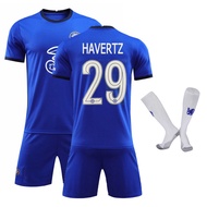 Kids Adults Football Kits Soccer Set Chelsea F.C. Champions League Home Football Jersey No. 29 Haver