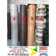 3D MARBLE WOOD FIBER MOTIF STICKER WALLPAPER STICKER WOOD PREMIUM