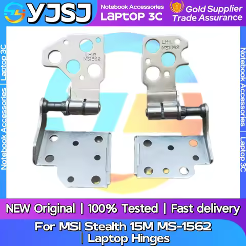 New Original Laptop Notebook Hinges For MSI Stealth 15M MS-1562 built-in left and right Hinges LCD S