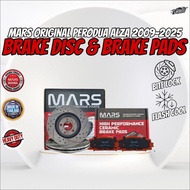MARS BRAKE DISC / DISC ROTOR - PERODUA ALZA 2009-2025