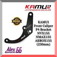 KAMUI Front Caliper P4 Bracket NVX155 NMAX155 AEROX155 (230mm) YAMAHA NVX 155 NMAX AEROX