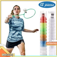 12pcs Plastic Badminton Shuttlecock Lightweight Portable for Kids Entertainment