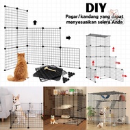 Iron Cage Fence for Pets, Cats, Dogs and Others Assembled Individually