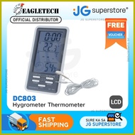 ❈ ✓ ➣ Eagletech DC803 Thermometer Humidity Clock Hygrometer