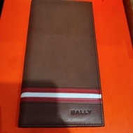 Men's long wallet, imported leather folding wallet