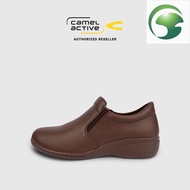 AE4 camel active Women Callie 2 Comfort Slip-On Shoe -732502-KT01SV-3 -BROWN