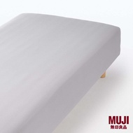 MUJI Stretchable Fitted Sheet Q-K