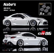 1/64 Nabes X Chika BBS RID RIA8.9/9.7mm modified wheel hub