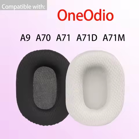 A9 Earpads for OneOdio A70 A71 Headphones A71D A71M Ear Cushions Replacement Soft Leather Foam Heads