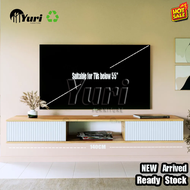 Yuri Wall-mounted TV cabinet with side storage Nordic Modern Style living room Storage cabinet kabin