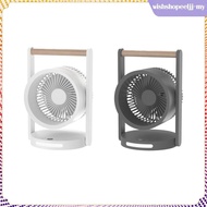 [WishshopeeljjMY] Electric Table Fan Personal Fan USB Height 26.5cm with Night Lamp with for RV Travels, Camping Compact