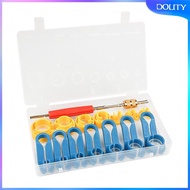 [dolity] 16x Fuel Line Disconnect Removal Tool Set, Repairing Tools for A/C Fuel Systems, Fuel Line 