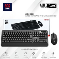 ALTEC LANSING ALBC6331 WIRED KEYBOARD &amp; MOUSE COMBO