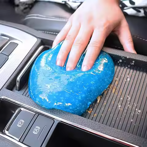 Car Cleaning Soft Glue Powder Cleaner Magic Cleaner Auto Vent Car Wash Interior Dust Remover Glue Co