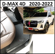 3 ชิ้นเฉพาะตอน 2 > ผ้ายางปูพื้นรถยนต์ ถาดยางปูพื้น พรมปูพื้นรถ ISUZU D-MAX 4DOOR 2020 2021 2022 DMAX