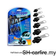 6pcs/set Versatile And Durable Universal Instant Fix Replacement Zip Slider Replacement Zip Sliders 