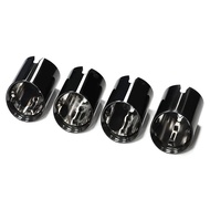 Genuine  SYPES 4 Pcs Black Stainless Steel Muffler Tip Exhaust Tip Exhaust Pipe Exhaust System for B