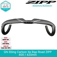 Road Carbon ZIPP Flat Curved Handlebar 400 / 420 x 31.8mm – High Quality, Light Weight