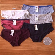 EsM 993A |6pcs branded undies |xs 32 - 34