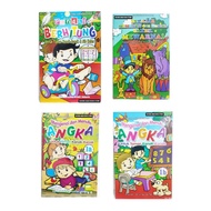 Science Library | Package of 4 Books for Learning to Read and Write and Coloring + Smart Counting + 