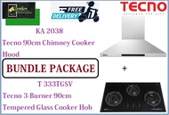 TECNO HOOD AND HOB BUNDLE PACKAGE FOR ( KA 2038 &amp; T 333TGSV ) / FREE EXPRESS DELIVERY