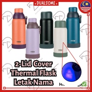 Tyeso Double Lid Design Thermos Letak Nama Custom Name Insulated Thermal Flask Tumbler Thumbler Boto
