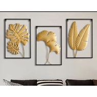 Clearance Stock Iron Wall Deco Leaf (Frame Deko Besi Daun)