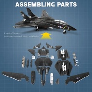FZ1:72 Scale F-14 Tomcat Fighter Jet Quick Build Model Kit Plastic Millitary F14 Airplane Assembly A