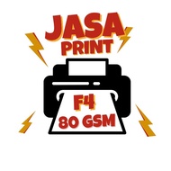 Print F4 80 gsm book printing/ F4 printJasa F4 print/ Full color/ Colored/ Black and white/