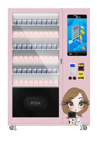 Custom Hair Cosmetics Vending Machines for Sale Facial Masks Lipstick Jewelry Lash Toys Makeup Gumba