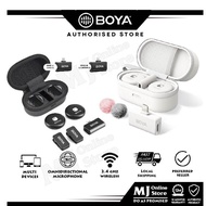 New Model BOYA Omic D/U Wireless Microphone Lavalier Lapel WIth Noise Cancelling