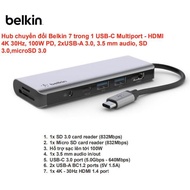 [Genuine Belkin] Belkin 7 in 1 USB-C Multiport Converter Hub