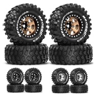 1.9" Negative Offset Wheels + 95mm Tires for RS Red Spider 1/10 Crawler - Fit LC80, MJX H12 etc. Hig